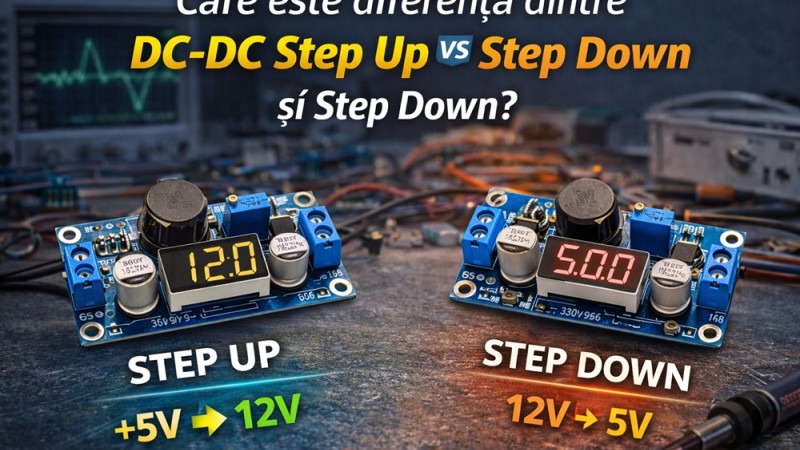 Care este diferența dintre DC-DC Step Up și Step Down?