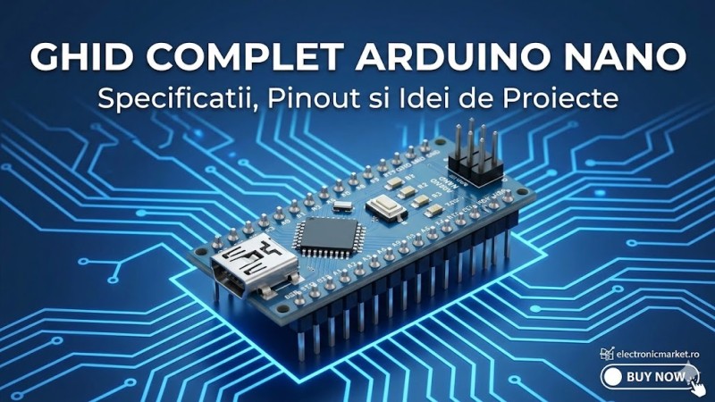 Arduino Nano: Ghidul Complet pentru Proiecte Electronice Compacte