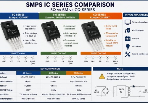 Ce sunt circuitele SMPS? Diferențele dintre seriile 5Q, 5M și CQ