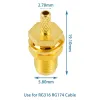 Conector RF Feminin SMA Pentru RG316 RG174 LMR-100A