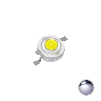 3W Power LED Cool White 10,000 - 15,000K 3W Power LED Cool White 10,000 - 15,000K