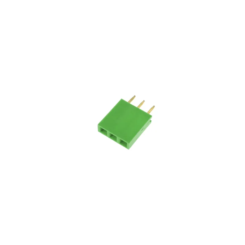1x3 Pin Header 2.54mm Pitch Green - Female