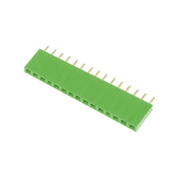 1x15 Pin Header 2.54mm Green - Female 1x15 Pin Header 2.54mm Green - Female