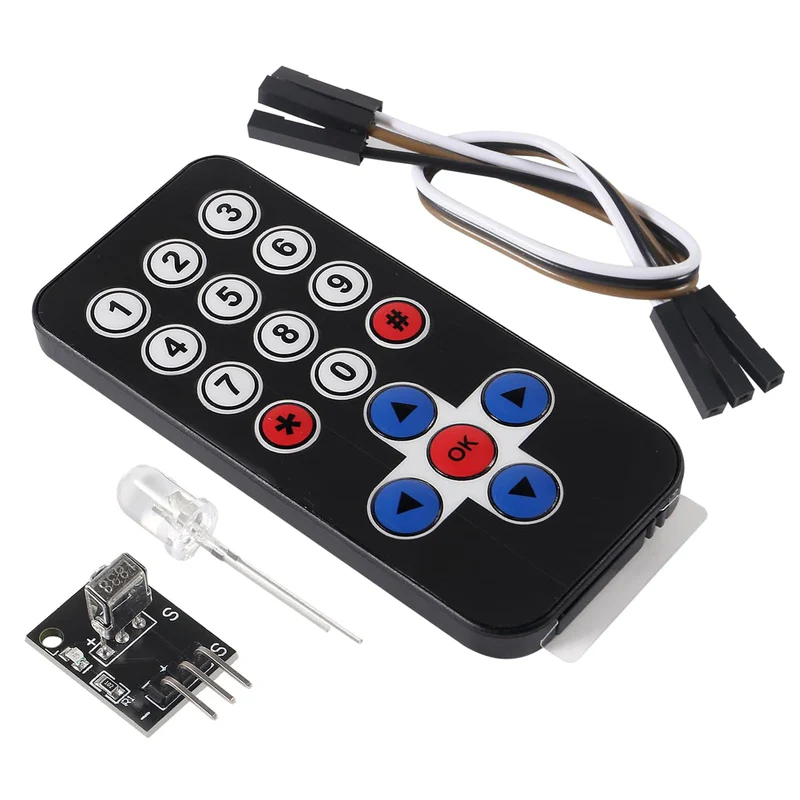 Infrared IR Wireless Remote Control Module Kit HX1838 for Arduino Infrared IR Wireless Remote Control Module Kit HX1838 for Arduino