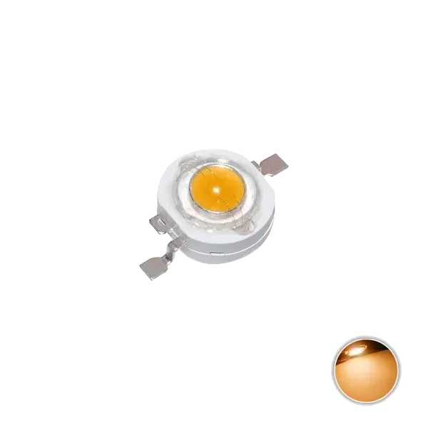 Led de Putere 3W ALB CALDE 3000 - 3200K Led de Putere 3W ALB CALDE 3000 - 3200K