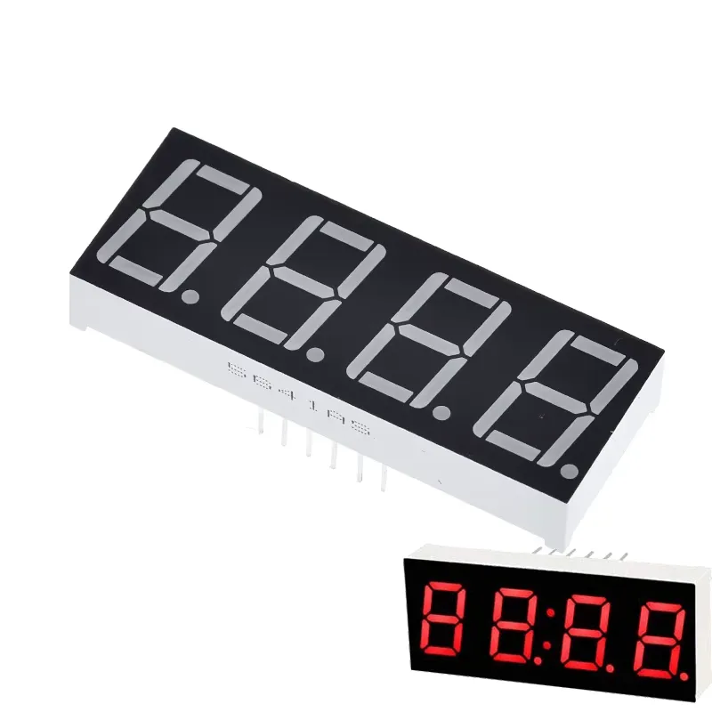 Afișaj 14mm cu 7 Segmente și 4 Cifre Catod Comun 5641AS - RED