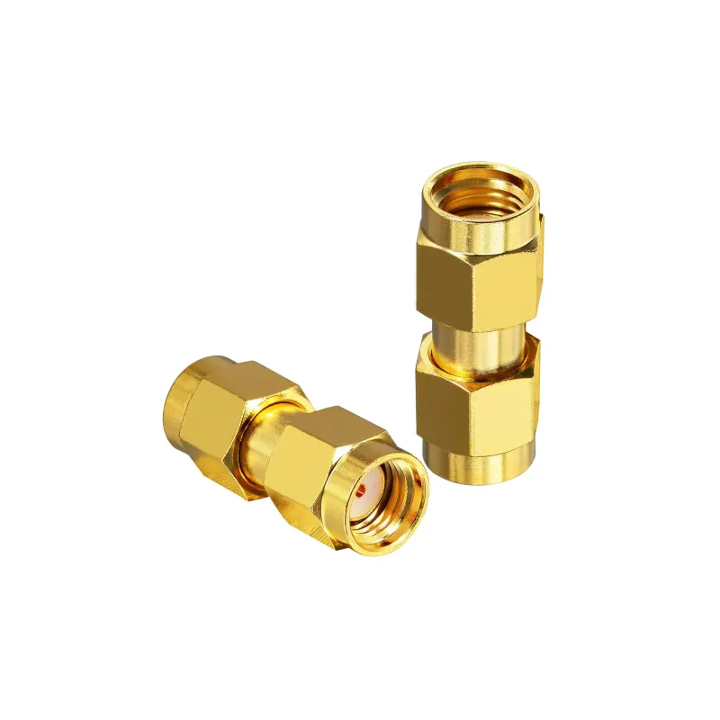 Conector drept RF RP-SMA tată la RP-SMA tată