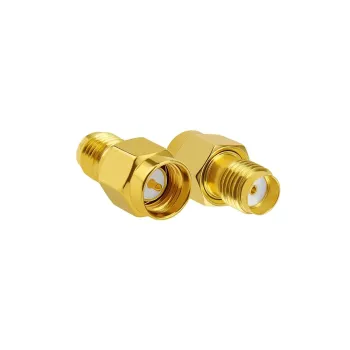 Conector drept RF SMA tată la SMA mamă
