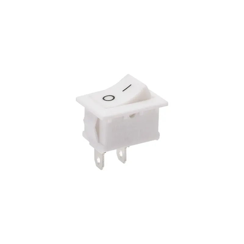 Mini Rocker Switch SPST 15x10 mm - White