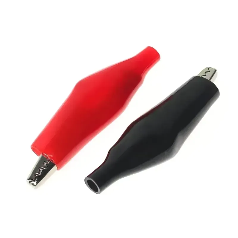 27mm Electrical Testing Probe Metal Crocodile Clips Clamp