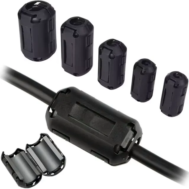 Ferrite Magnetic Core Clip 7mm - Suppresor de Zgomot cablu, EMI - Filtru RFI
