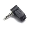 3.5mm Audio Dual Channel Stereo Male Jack - 3.5 mm 4 Pole Right Angle Plugs