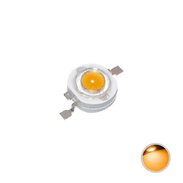 1W Power Led Warm White 2800 - 3000K