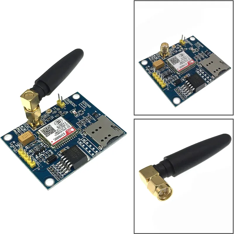 Modul SIM800C GSM/GPRS cu Antenă și Regulator Încorporat Modul SIM800C GSM/GPRS cu Antenă și Regulator Încorporat