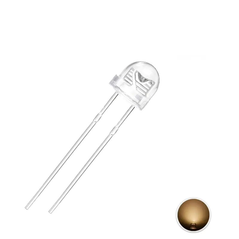 LED 5mm Straw Hat Day Light