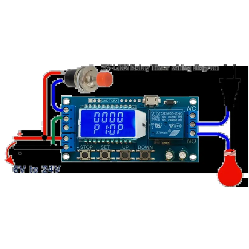 Timer Relay Module XY-LJ02 Timer Relay Module XY-LJ02