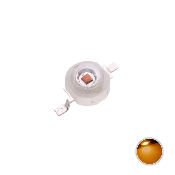 1W Led de Putere 590-595nm Chihlimbar