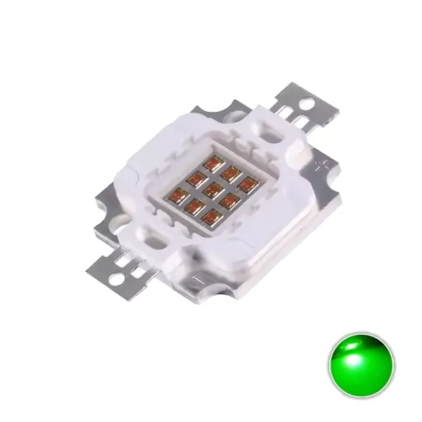10W Power LED 520 - 525nm - GREEN