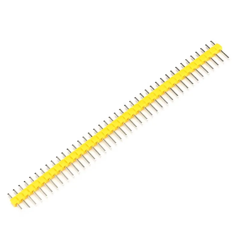 1 x 40 Pin Header Male - Yellow 1 x 40 Pin Header Male - Yellow