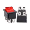 KCD2-202N ON-ON Rocker Switch DPDT 6 Pin 250V 16A - Red