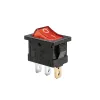 KCD1-101N-2 illuminated Rocker Switch ON-OFF 250V 6A SPST 21x15 mm - Red Light