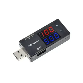 Dual USB Current Voltage Charging Detector Tester 