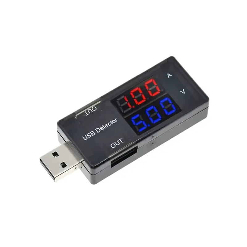 Dual USB Current Voltage Charging Detector Tester 