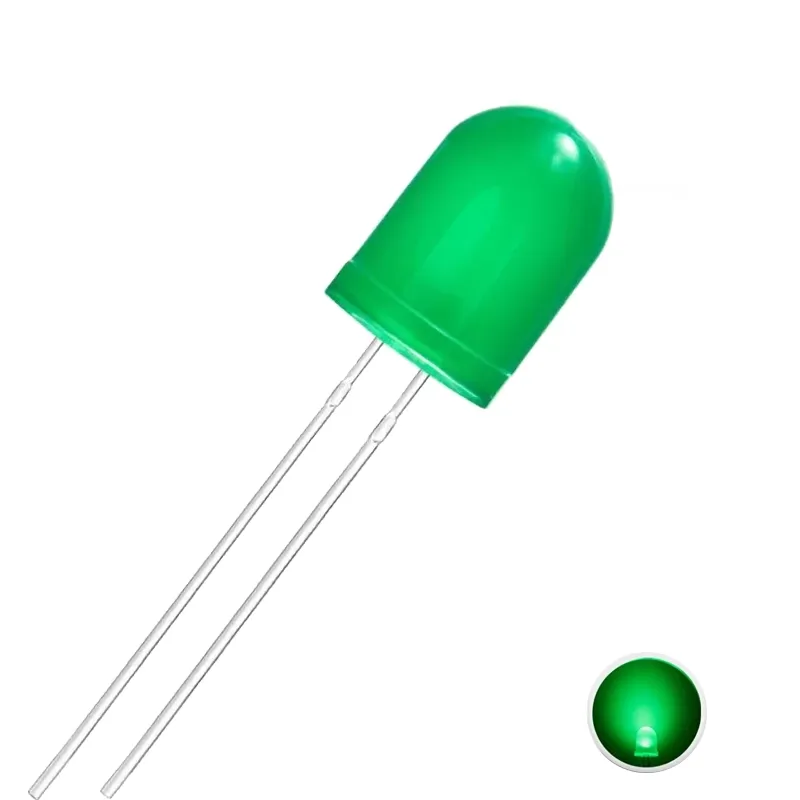 10mm LED Green