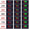 Car Battery Charge Level Indicator - 12V 24V 36V 48V 60V 72V (RED) Car Battery Charge Level Indicator - 12V 24V 36V 48V 60V 72V (RED)