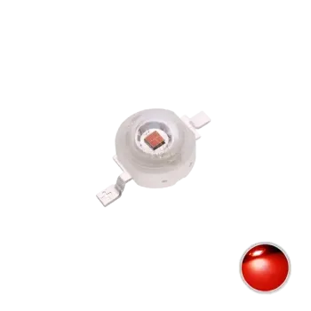3W Power LED 620 - 625nm - RED