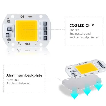 220V 20W Power Led Board Modul IP65 2800-3200K Alb Cald