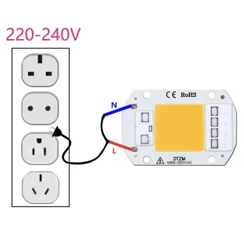 220V 30W Power Led Board Modul IP65 2800-3200K Alb Cald