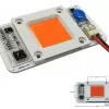 220V 50W Full Spectrum Plant Grow Power Led Board Modul 6000-6500K Alb