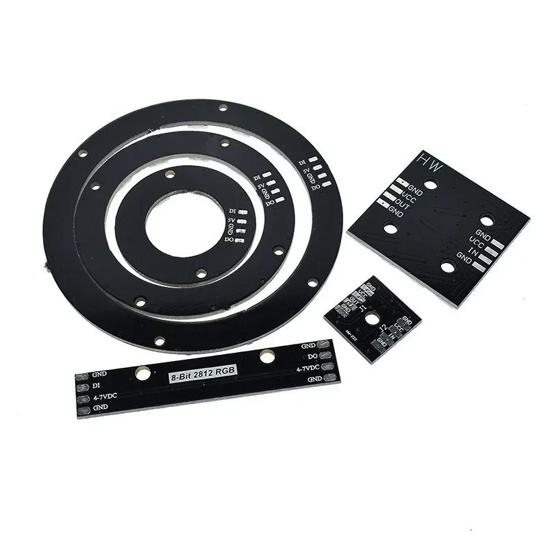 WS2812 Neopixel Adresabil RGB Led Modul Rotund pe 12 Biți