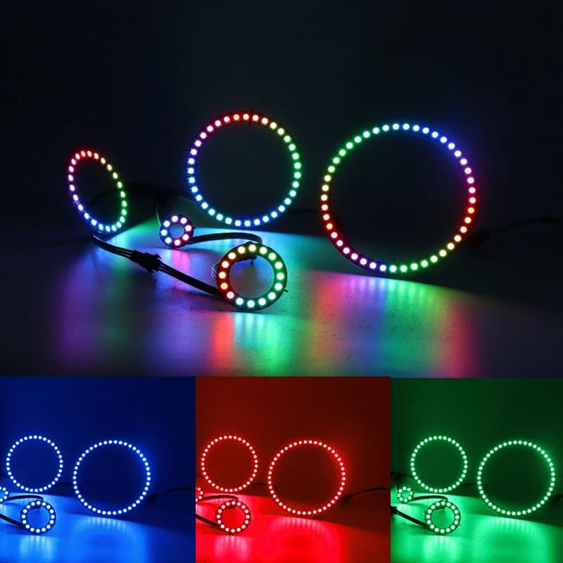 WS2812 Neopixel Adresabil RGB Led Modul Rotund pe 16 Biți