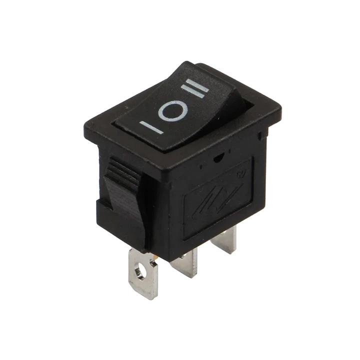 KCD1-103 Rocker Switch SPDT 3 Ways 21x15 mm - Black KCD1-103 Rocker Switch SPDT 3 Ways 21x15 mm - Black