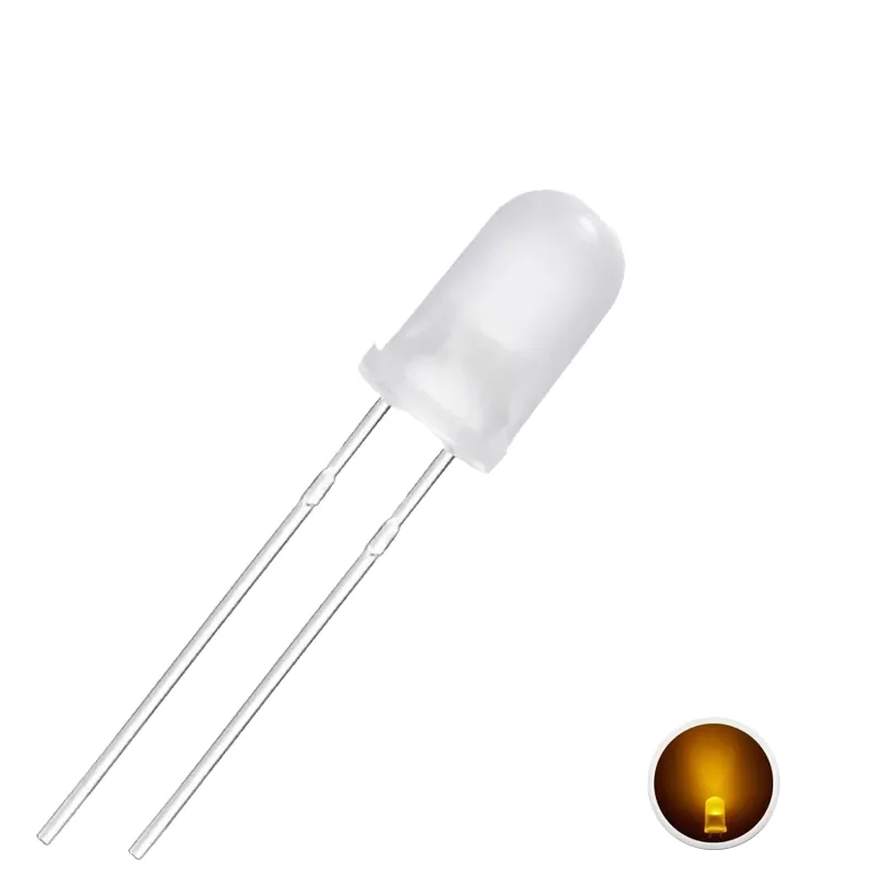 5mm LED Galben Difuz