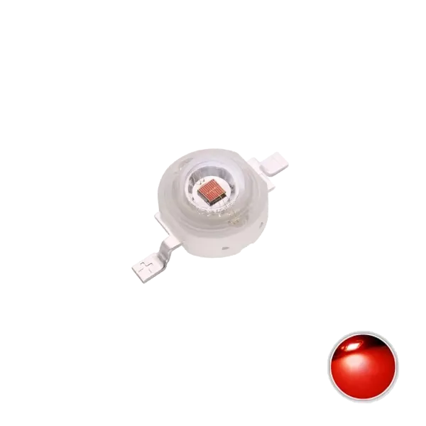 3W Power LED 620 - 625nm - RED 3W Power LED 620 - 625nm - RED