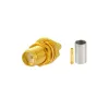 Conector RF Feminin SMA Pentru RG316 RG174 LMR-100A