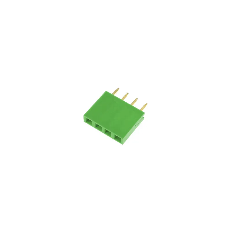 1x4 Pin Header 2.54mm Green - Female 1x4 Pin Header 2.54mm Green - Female