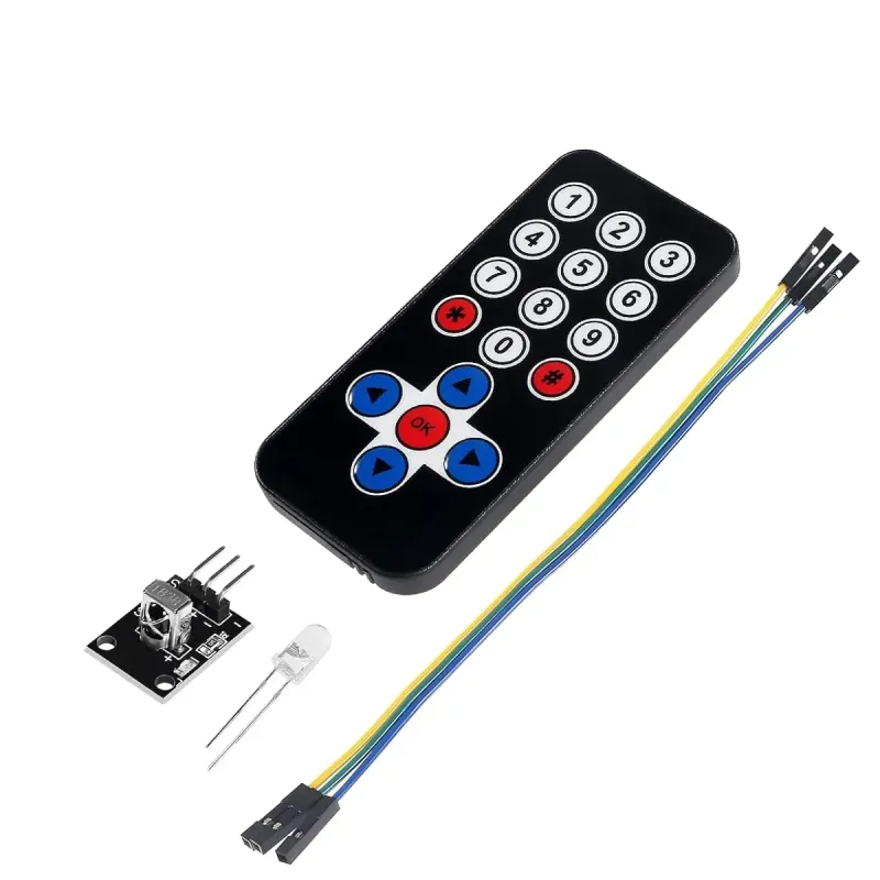 Kit Modul de Control la Distanță Fără Fir IR Infraroșu HX1838 Pentru Arduino
