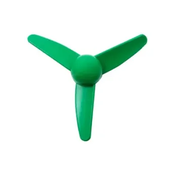 Turbină Eoliană cu Elice 8cm Mini Blade Pentru Mini DC Motor - Verde