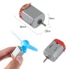Mini DC Motor and Propeller Set - Pink