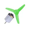 Mini DC Motor and Propeller Set - Green