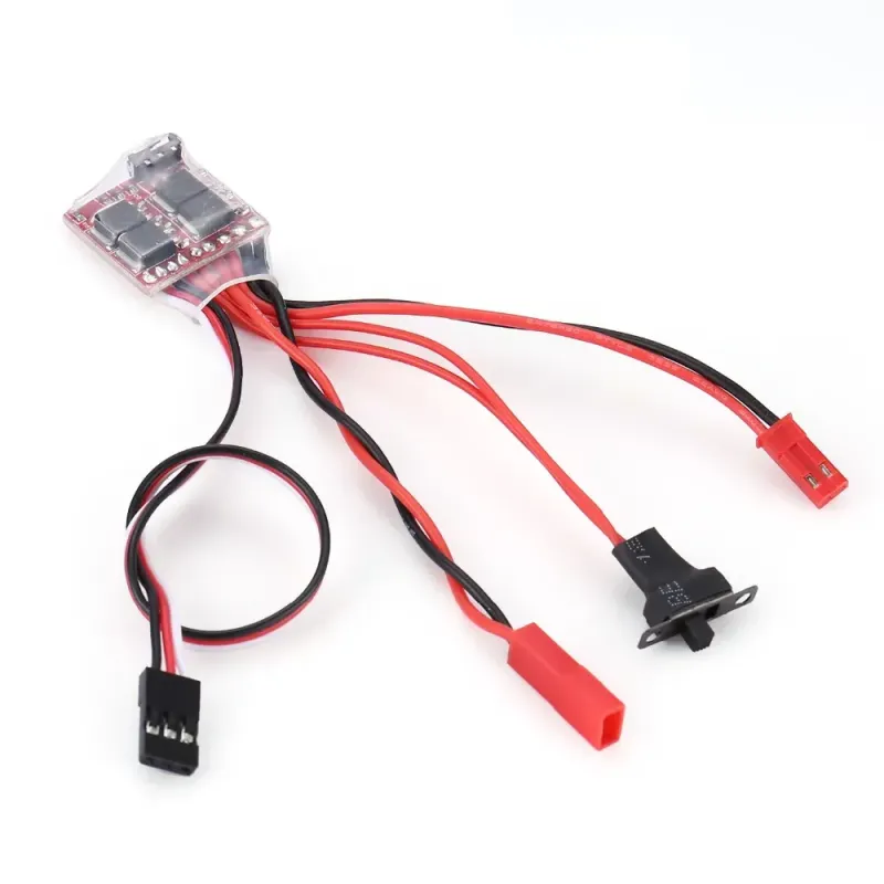30A Brushed ESC Electronic Speed Controller With Brake Switchable for RC Car Boat Tank