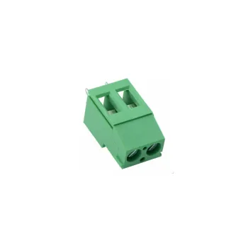 5.08 mm 2 Pin PCB Terminal Block Green - (Height 14mm) 5.08 mm 2 Pin PCB Terminal Block Green - (Height 14mm)