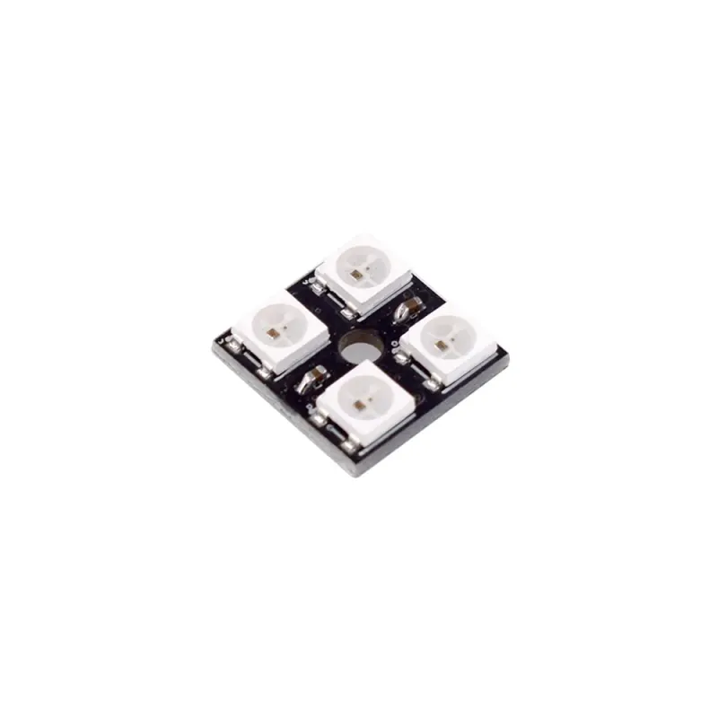 WS2812B Neopixel Adresabil RGB Led Modul 2x2 Pătrat Matrice 4-bit