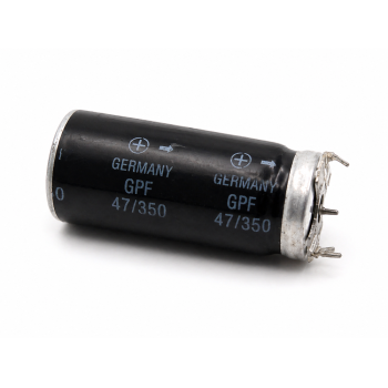 47µF 350V Electrolytic Capacitor Siemens B43588 / B43593 - Axial