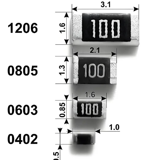 1K Resistor 0402 SMD 1/16W %1 RC0402FR-071KL