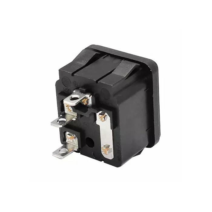 Priză de Curent Alternativ Masculin 250V 10A cu Siguranță 10A Priză de Curent Alternativ Masculin 250V 10A cu Siguranță 10A